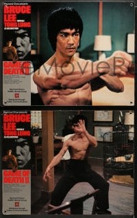 9c031 GAME OF DEATH II 4 Hong Kong LCs 1981 images of Bruce Lee, See Yuen Ng's Si wang ta!