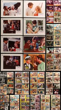 9d143 LOT OF 120 1960s LOBBY CARDS 1950s incomplete sets from a variety of different movies!
