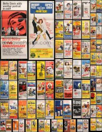 9d041 LOT OF 108 FOLDED AUSTRALIAN DAYBILLS 1950s-1970s great images from a variety of movies!