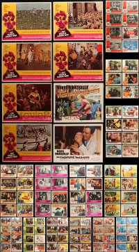 9d145 LOT OF 110 LOBBY CARDS 1950s-1960s complete & incomplete sets from a variety of movies!
