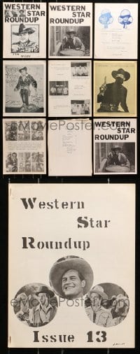 9d369 LOT OF 10 WESTERN STAR ROUNDUP MAGAZINES 1960s-1970s many great images & articles!