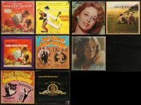 9d016 LOT OF 9 33 1/3 RPM RECORDS 1960s-1980s great soundtracks from a variety of movies!