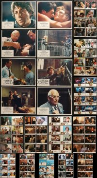 9d147 LOT OF 104 SPANISH LANGUAGE LOBBY CARDS 1970s-1990s complete sets from a variety of movies!
