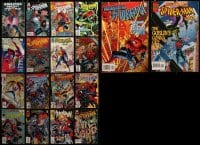 9d064 LOT OF 18 SPIDER-MAN COMIC BOOKS 1990s-2000s Marvel Comics, includes Silver Surfer & more!