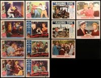 9d206 LOT OF 13 LOBBY CARDS FROM SHELLEY WINTERS MOVIES 1940s-1950s incomplete sets, great scenes!