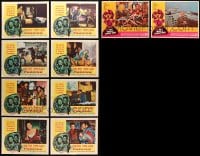 9d207 LOT OF 10 LOBBY CARDS 1950s-1980s Passion complete set, Oh What a Lovely War incomplete set