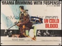 9f172 IN COLD BLOOD British quad 1968 Richard Brooks directed, Robert Blake, Scott Wilson, Truman Capote!