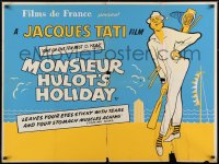 9f179 MR. HULOT'S HOLIDAY British quad 1954 Jacques Tati, Les vacances de M. Hulot