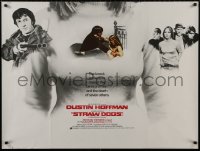 9f190 STRAW DOGS British quad 1972 Peckinpah, Dustin Hoffman, George, sexiest different image!