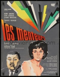 9f860 LIARS French 24x31 1964 Edmond T. Greville's Les Menteurs, Dawn Addams