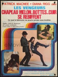 9f920 AVENGERS French 15x21 R1972 Diana Rigg, Patrick Macnee, different images!