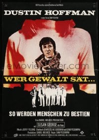 9f061 STRAW DOGS German 1972 directed by Sam Peckinpah, Dustin Hoffman, cool different image!