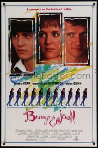 9g554 BENNY & JOON DS 1sh 1993 Johnny Depp, Mary Stuart Masterson, Quinn, romance on the brink!