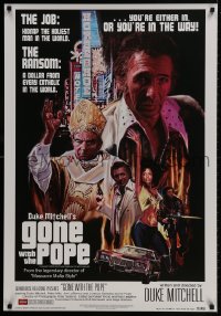9g671 GONE WITH THE POPE style A 1sh 2010 movie was filmed in the 1970s but was never completed!