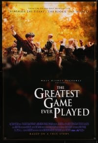 9g677 GREATEST GAME EVER PLAYED DS 1sh 2005 directed by Bill Paxton, Shia Labeouf, golf!