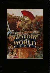 9g703 HISTORY OF THE WORLD PART I teaser 1sh 1981 Roman soldier Mel Brooks by John Alvin!