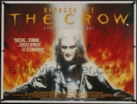 9g361 CROW 28x37 English REPRO poster 1990s Lee's final movie, believe in angels, cool image!