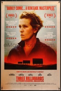 9g951 THREE BILLBOARDS OUTSIDE EBBING, MISSOURI style A int'l DS 1sh 2017 Best Actress McDormand!