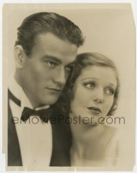 9h121 3 GIRLS LOST 8x10 still 1931 incredible image of youngest John Wayne & pretty Loretta Young!