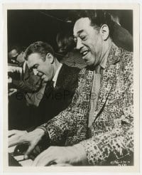 9h131 ANATOMY OF A MURDER 8.25x10 still 1959 Duke Ellington playing the piano with James Stewart!