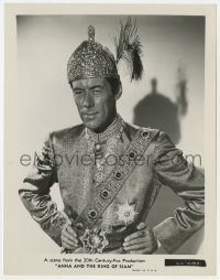 9h143 ANNA & THE KING OF SIAM 8x10.25 still 1946 best portrait of Rex Harrison in royal costume!