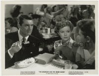 9h156 BACHELOR & THE BOBBY-SOXER 8x10 still 1947 Cary Grant & Shirley Temple eating banana splits!