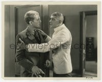 9h292 CRIMINAL CODE 8x10 still 1931 pre-Frankenstein crazed Boris Karloff grabs Phillips Holmes!