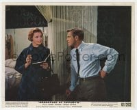 9h012 BREAKFAST AT TIFFANY'S color 8x10 still 1961 c/u of George Peppard talking with Patricia Neal!