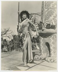 9h240 CARMEN D'ANTONIO 7.75x9.5 still 1944 sexy Broadway star of Panama Hattie in Rainbow Island!