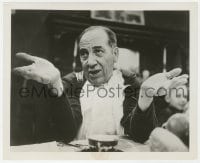 9h246 CHICO MARX 8.25x10 still 1951 close up wearing a lobster bib at a seafood restaurant!