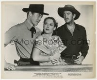 9h279 COPPER CANYON 8.25x10 still 1950 Hedy Lamarr between cowboys Ray Milland & MacDonald Carey!