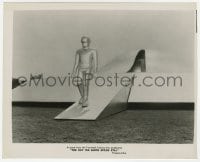 9h315 DAY THE EARTH STOOD STILL 8x10 still 1951 best image of Gort disembarking his UFO!