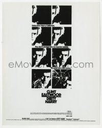 9h334 DIRTY HARRY 8x10.25 still 1971 montage art of Clint Eastwood shooting gun used on the insert!
