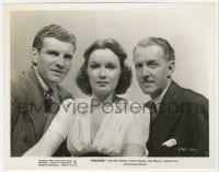 9h335 DISBARRED 8x10.25 still 1939 portrait of Gail Patrick between Robert Preston & Otto Kruger!