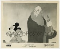 9h395 FANTASIA 8.25x10 still R1956 sorcerer takes his hat back from apprentice Mickey Mouse!
