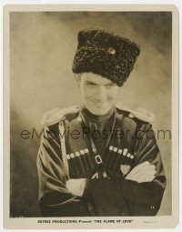 9h410 FLAME OF LOVE 8x10.25 still 1930 great portrait of John Longden in Russian uniform!