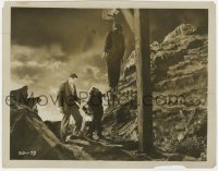 9h424 FRANKENSTEIN 8x10.25 still 1931 Colin Clive & Dwight Frye steal body after hanging, Whale!