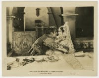 9h434 GAUCHO 8x10 still 1927 great image of suave outlaw Douglas Fairbanks romancing Lupe Velez!