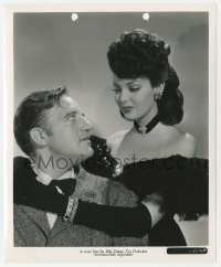 9h474 HANGOVER SQUARE 8.25x10 still 1945 Linda Darnell in sexy showgirl outfit w/Laird Cregar!