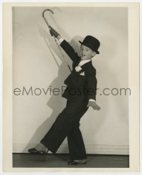 9h475 HAPPY JACOBS deluxe 8x10 still 1930s in a Fred Astaire-like suit dancing with cane by Austin!