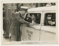 9h515 I'LL BE SEEING YOU 8x10.25 still 1945 Joseph Cotten talks to Ginger Rogers in Yellow Cab!