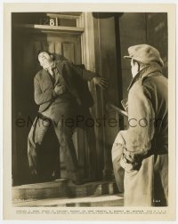 9h516 INFORMER 8x10.25 still 1935 directed by John Ford, Victor McLaglen shot by Joe Sawyer!