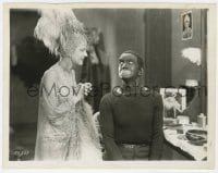 9h534 JAZZ SINGER 8x10.25 still 1927 Al Jolson in blackface in dressing room w/showgirl May McAvoy!