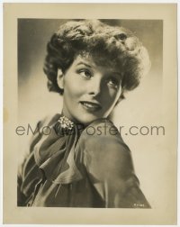 9h557 KATHARINE HEPBURN 8x10.25 still 1930s great close portrait of the star looking over her shoulder!