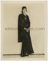 9h558 KAY FRANCIS 8x10 still 1920s super young full-length fashion portrait in wild black outfit!