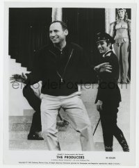 9h766 PRODUCERS candid 8.25x10 still 1967 Mel Brooks demonstrates how Nazis should dance!