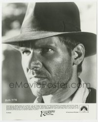 9h772 RAIDERS OF THE LOST ARK 8x10 still 1981 best super close up of Harrison Ford, classic!