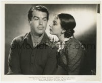 9h778 RANGERS OF FORTUNE 8.25x10 still 1940 great c/u of Fred MacMurray eyeing Patricia Morison!