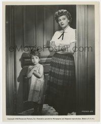 9h864 SORROWFUL JONES 8x10 still 1949 great c/u of Lucille Ball & daughter Mary Jane Saunders!