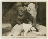 9h878 STARK MAD 8x10 still 1929 Charles Gemora as gorilla over unconscious Jacqueline Logan!